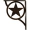 Ekena Millwork Austin Wrought Iron Bracket, (Single center brace), Antiqued Brass 1 1/2"W x 5 1/2"D x 8"H BKTM01X05X08SAUABS - alternate 7